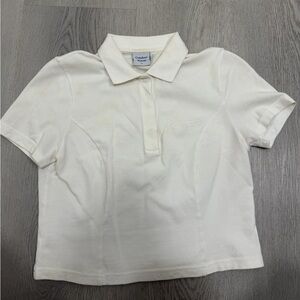 Outdoor Voices cropped polo